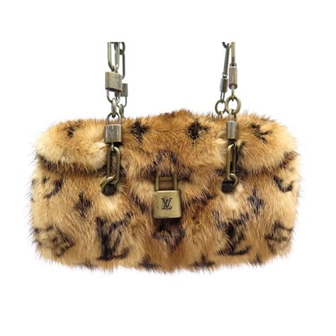 louis vuitton papillon les extraordinaire fur alligator|Louis Vuitton Extremely Rare Vison Monograme Mink And Black .